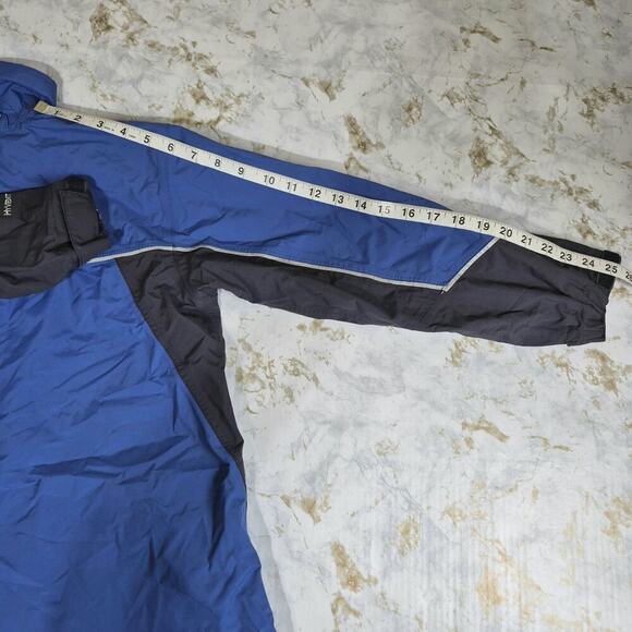 The North Face Boys Jacket Large Blue Hyvent Windbreaker Reflective Waterproof - Picture 5 of 11